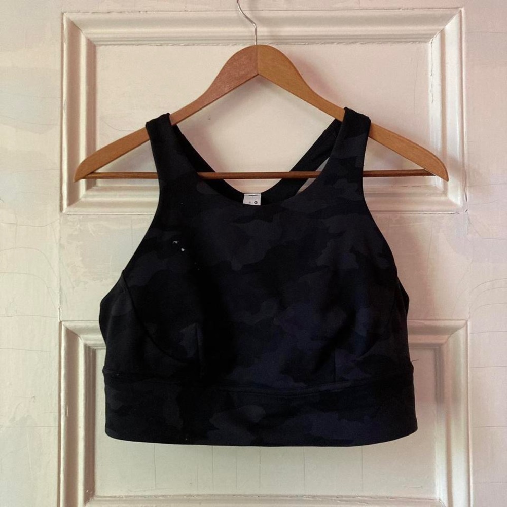 READ Lululemon Wunder black camo sports bra 12